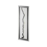 White and Silver River by Studio M a Framed Art Print Matted under Glass by Mercana at Eve Furniture
