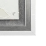 White and Silver River by Studio M a Framed Art Print Matted under Glass by Mercana at Eve Furniture