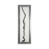 White and Silver River by Studio M a Framed Art Print Matted under Glass by Mercana at Eve Furniture
