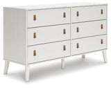 Aprilyn Full Bookcase Bed with Dresser, Chest and 2 Nightstands in White