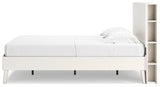 Aprilyn Full Bookcase Bed with Dresser in White