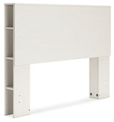 Aprilyn Full Bookcase Headboard with Dresser, Chest and 2 Nightstands in White