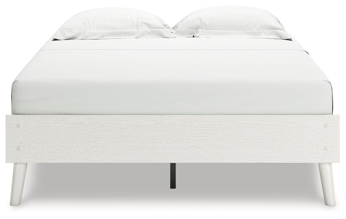 Aprilyn Full Platform Bed with Dresser and 2 Nightstands in White