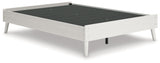 Aprilyn Full Platform Bed with Dresser and Chest in White