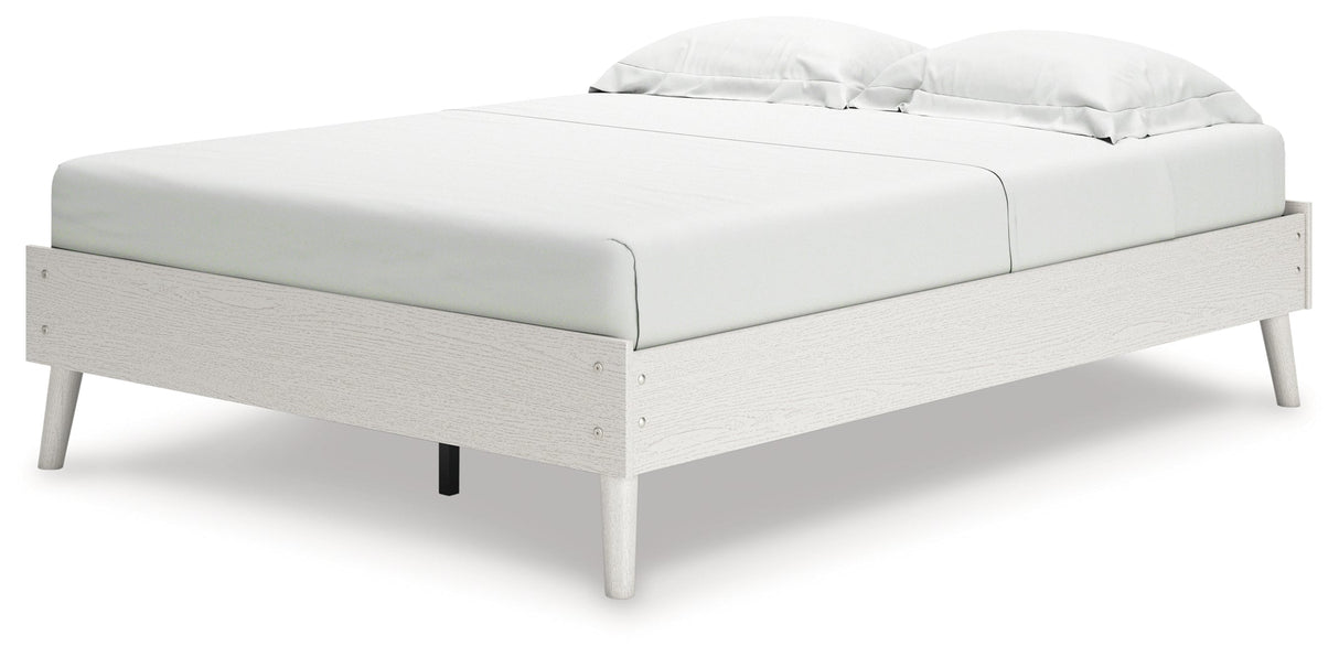 Aprilyn Full Platform Bed with Dresser, Chest and 2 Nightstands in White