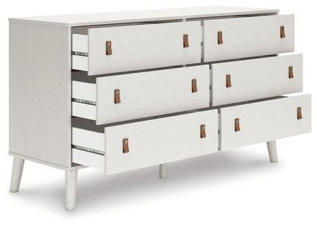 Aprilyn Full Platform Bed with Dresser, Chest and Nightstand in White