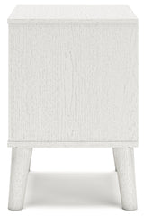 Aprilyn Twin Panel Headboard with Dresser and 2 Nightstands in White