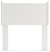 Aprilyn Twin Panel Headboard with Dresser and 2 Nightstands in White