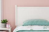 Aprilyn Twin Panel Headboard with Dresser and Chest in White