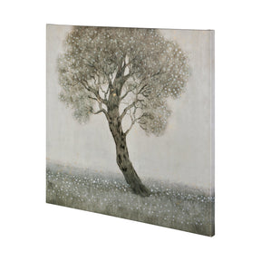 White Blossom Tree by Tim OToole a Hand Embellished Textured Canvas by Mercana at Eve Furniture