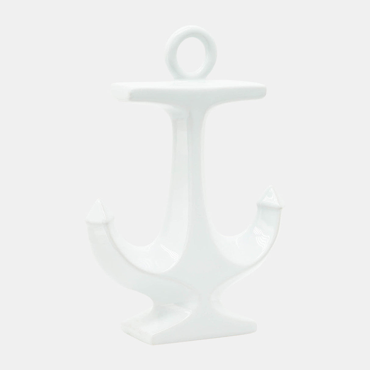 White Ceramic Anchor 10"