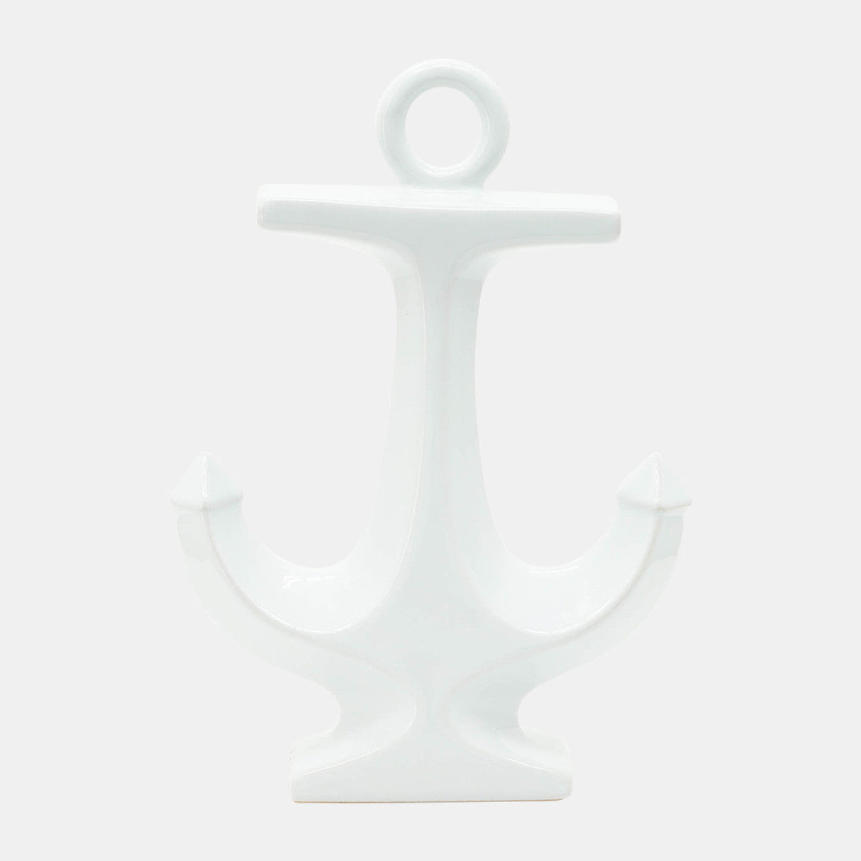 White Ceramic Anchor 10"