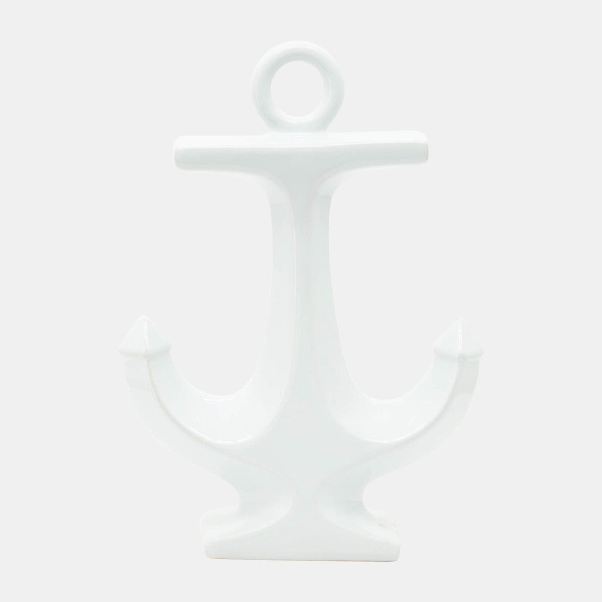 White Ceramic Anchor 10"