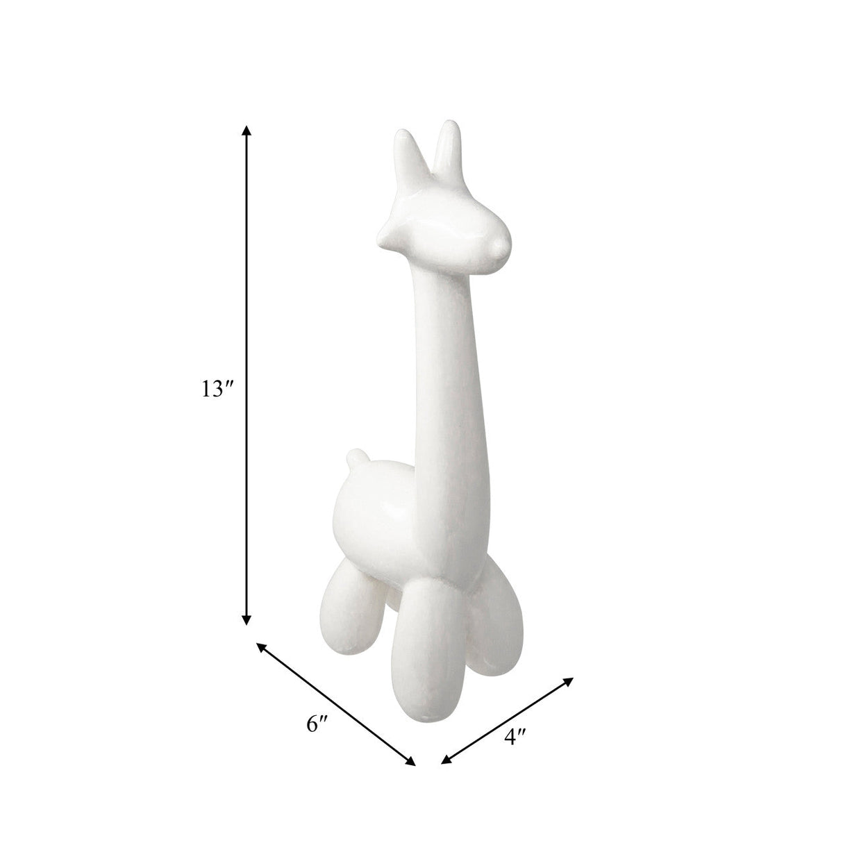 White Giraffe Balloon Animal