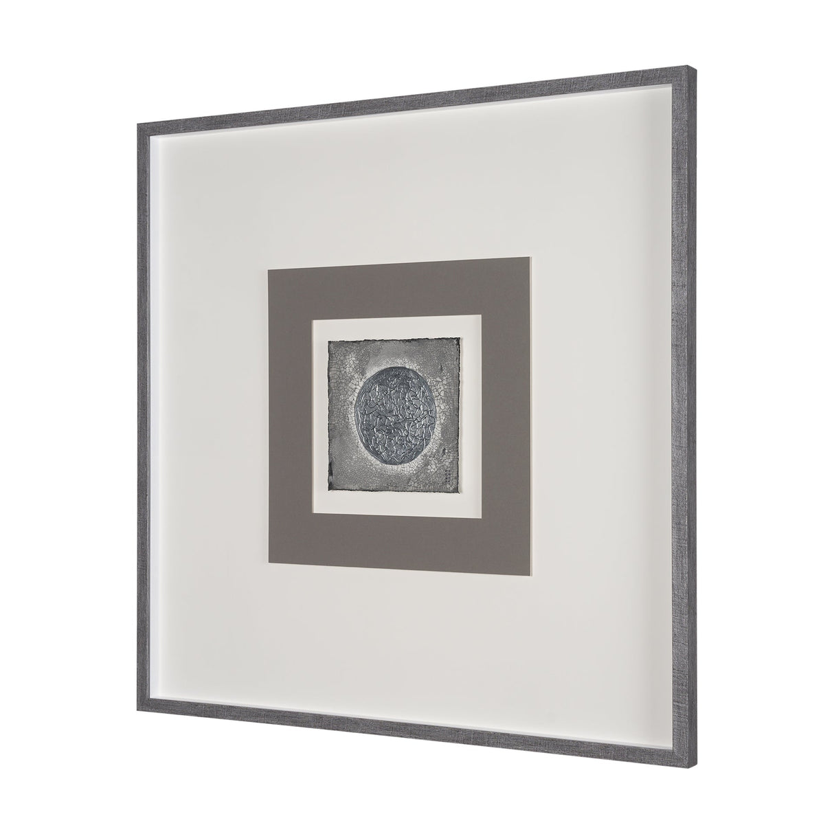 White Moon by Studio M a handmade Original Framed Artwork under Glass by Mercana at Eve Furniture