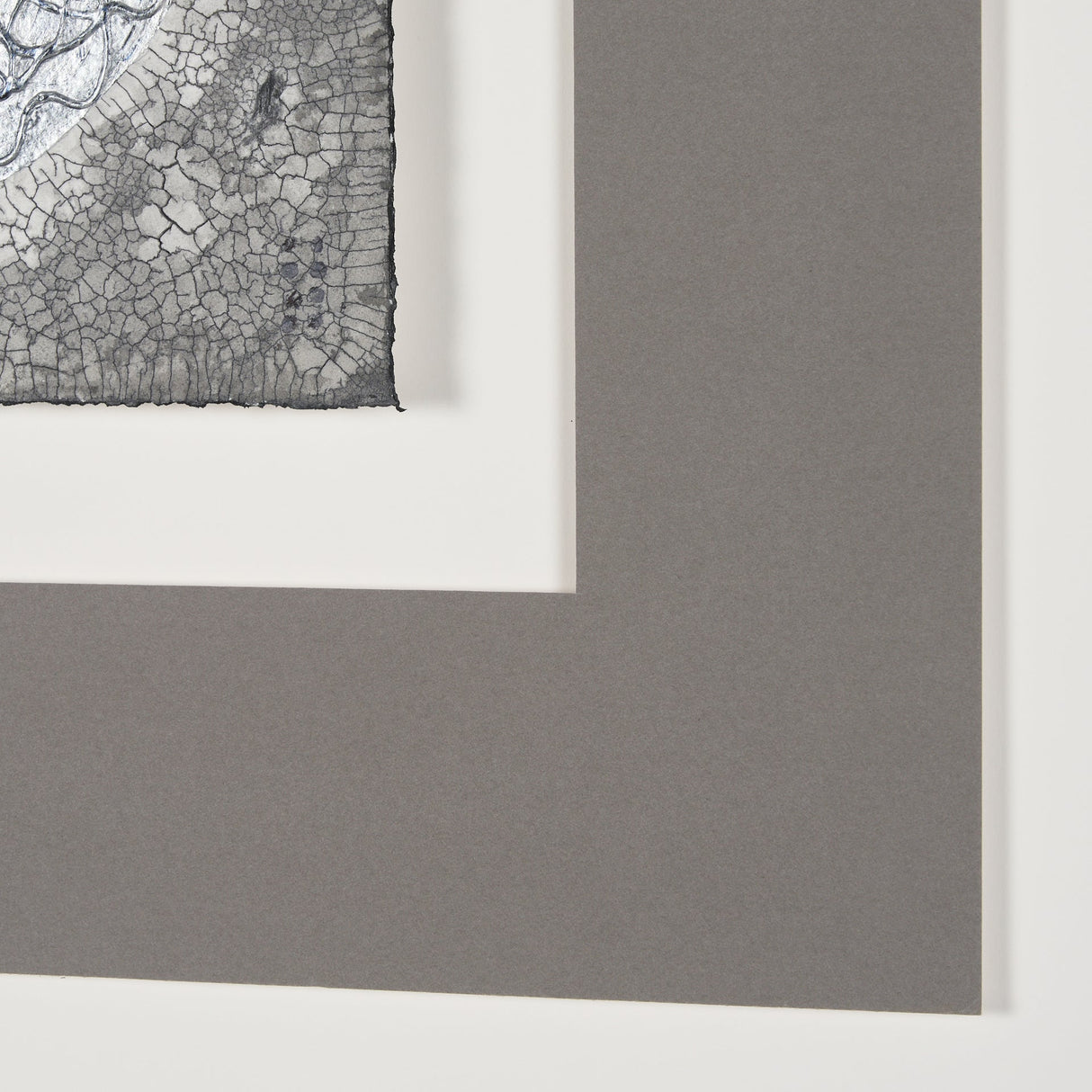 White Moon by Studio M a handmade Original Framed Artwork under Glass by Mercana at Eve Furniture
