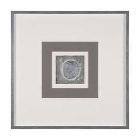 White Moon by Studio M a handmade Original Framed Artwork under Glass by Mercana at Eve Furniture