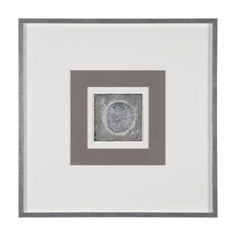 White Moon by Studio M a handmade Original Framed Artwork under Glass by Mercana at Eve Furniture