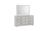 White Sands Chalk Bedroom Mirror (Mirror Only) by Crown Mark at Eve Furniture