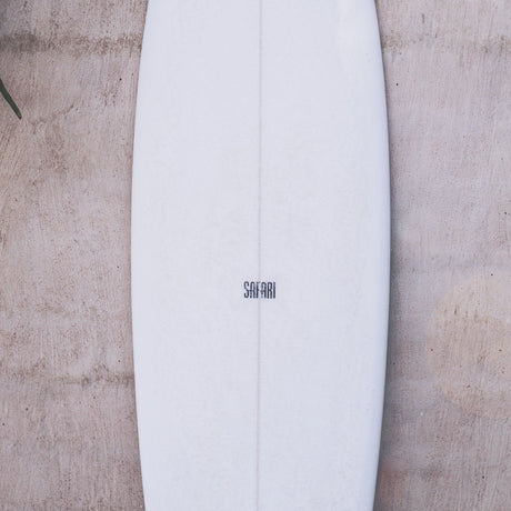 White Surfboard by Shot By Clint Framed Photo Print Matted under Glass by Mercana at Eve Furniture