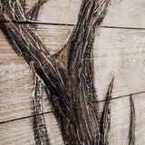 White Tail II Deer Original Hand Painted on Wood Oil Painting by Mercana at Eve Furniture