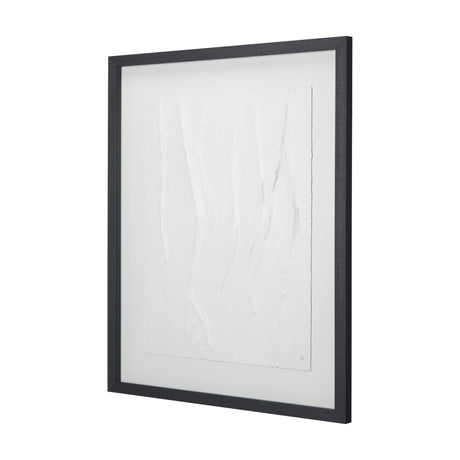 White Vines I by Studio M a handmade Original Framed 3D Textured Artwork under Glass by Mercana at Eve Furniture