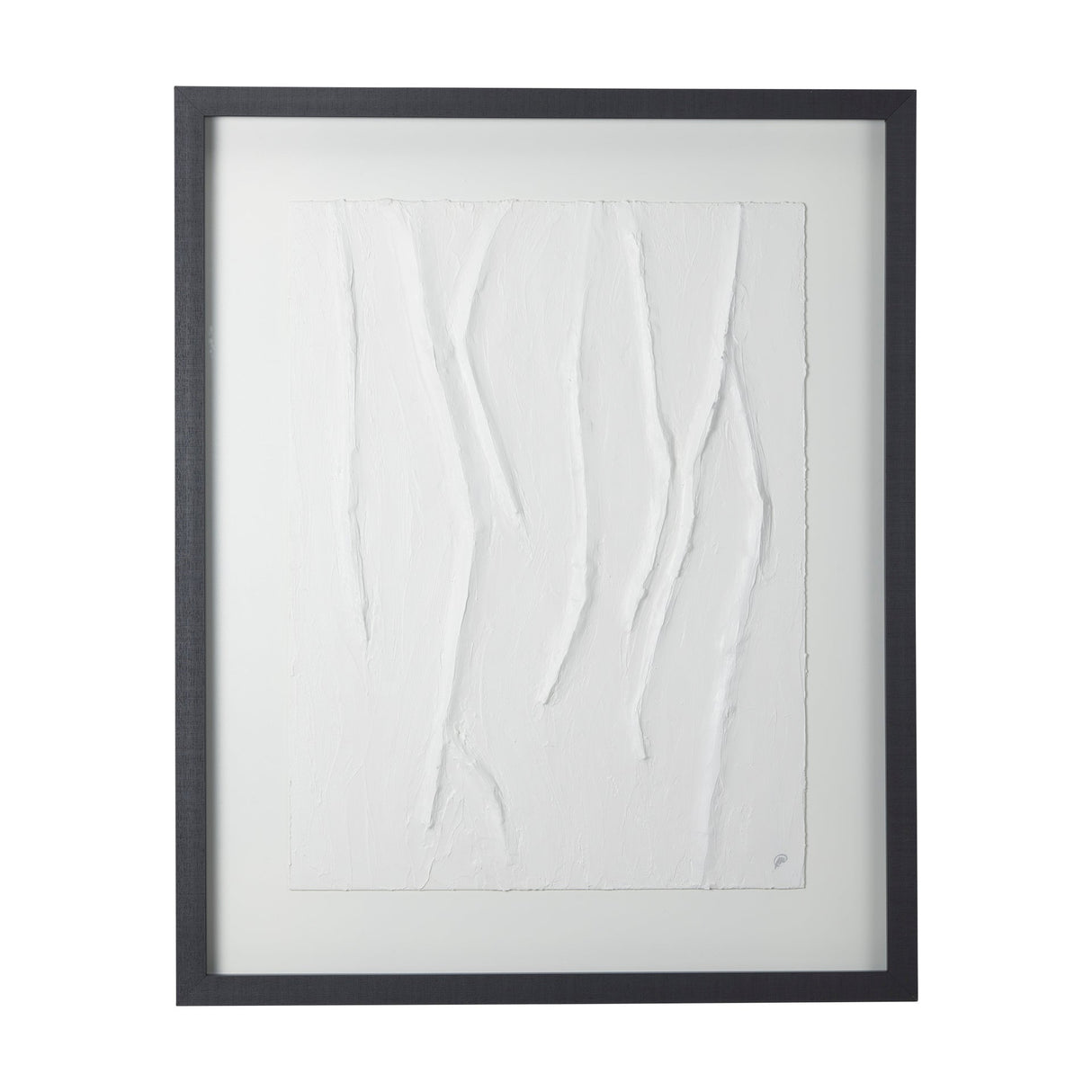 White Vines I by Studio M a handmade Original Framed 3D Textured Artwork under Glass by Mercana at Eve Furniture