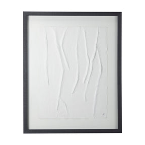 White Vines I by Studio M a handmade Original Framed 3D Textured Artwork under Glass by Mercana at Eve Furniture
