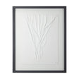 White Vines II by Studio M a handmade Original Framed 3D Textured Artwork under Glass by Mercana at Eve Furniture