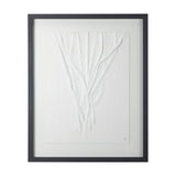 White Vines II by Studio M a handmade Original Framed 3D Textured Artwork under Glass by Mercana at Eve Furniture