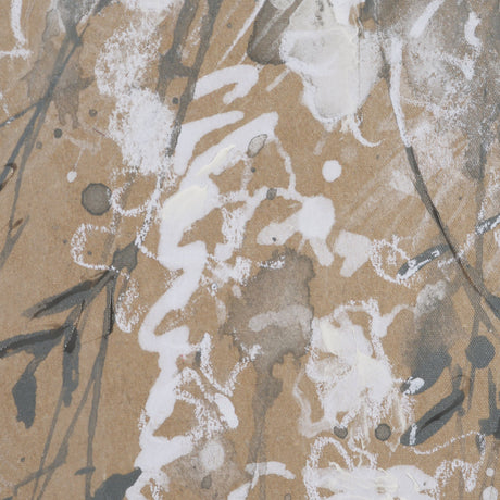 White Wisteria I by Mercana Studio Hand-Embellished Textured Framed Canvas Artwork by Mercana at Eve Furniture