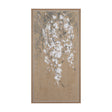 White Wisteria I by Mercana Studio Hand-Embellished Textured Framed Canvas Artwork by Mercana at Eve Furniture