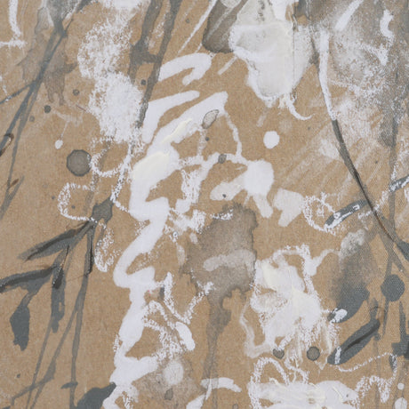 White Wisteria II by Mercana Studio Hand-Embellished Textured Framed Canvas Artwork by Mercana at Eve Furniture