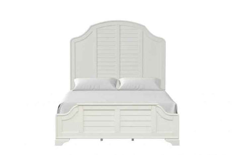 Whitehaven Antique White 4-Piece Queen Bedroom Set by Furniture of America at Eve Furniture
