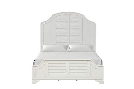 Whitehaven Antique White King Bed by Furniture of America at Eve Furniture