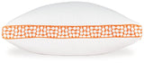 White/Orange 3-in-1 Pillow by Ashley at Eve Furniture