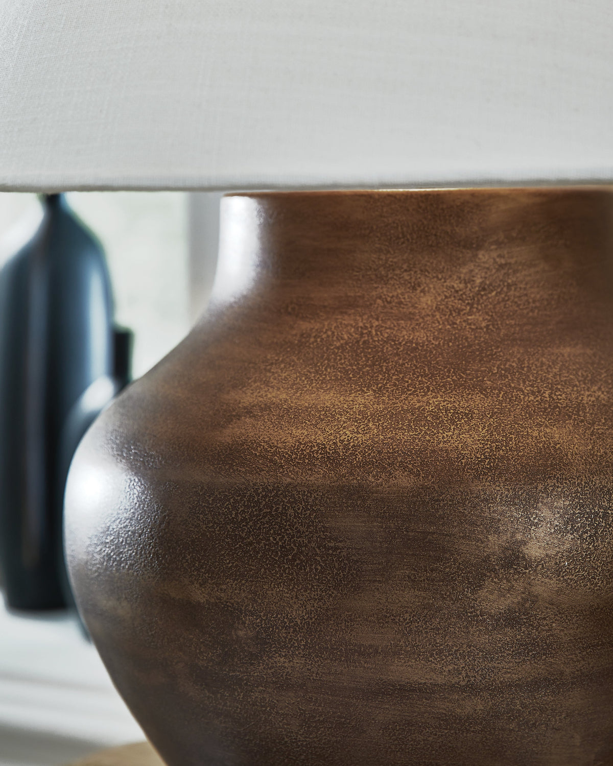 Whitham Antique Copper Finish Table Lamp by Ashley at Eve Furniture