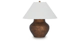 Whitham Antique Copper Finish Table Lamp by Ashley at Eve Furniture