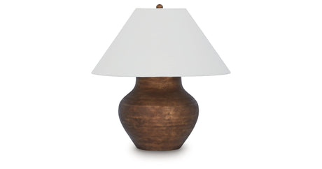 Whitham Antique Copper Finish Table Lamp by Ashley at Eve Furniture