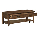 Whitley Walnut Cocktail Table by Homelegance at Eve Furniture