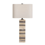 Whitlow Oatmeal/Tan Table Lamp by Crestview at Eve Furniture