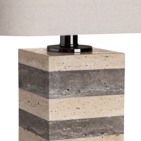 Whitlow Oatmeal/Tan Table Lamp by Crestview at Eve Furniture