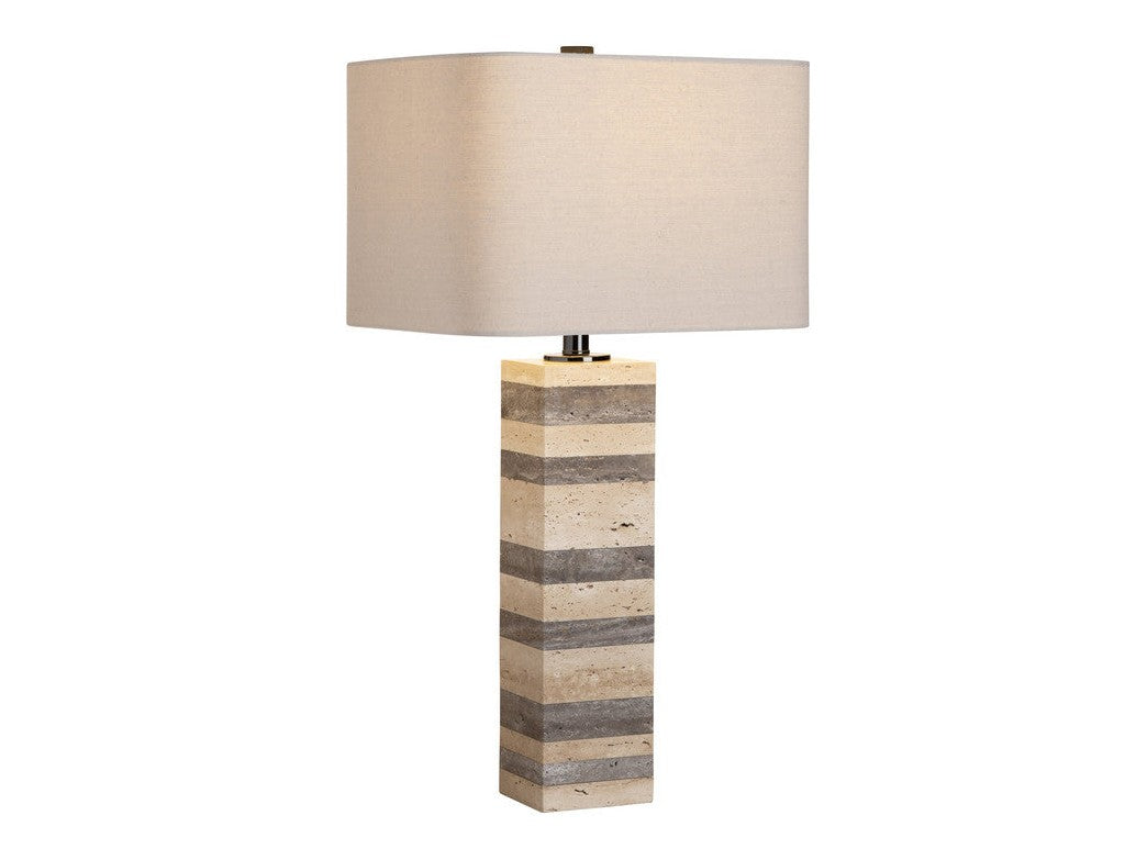 Whitlow Oatmeal/Tan Table Lamp by Crestview at Eve Furniture