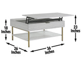 Whitman Lift-Top Cocktail Table by Steve Silver at Eve Furniture