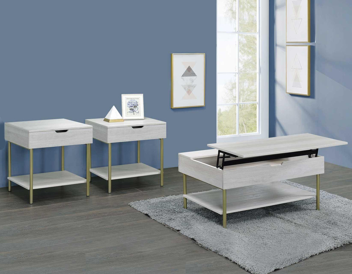 Whitman 3-Piece Lift-Top Cocktail Set by Steve Silver at Eve Furniture