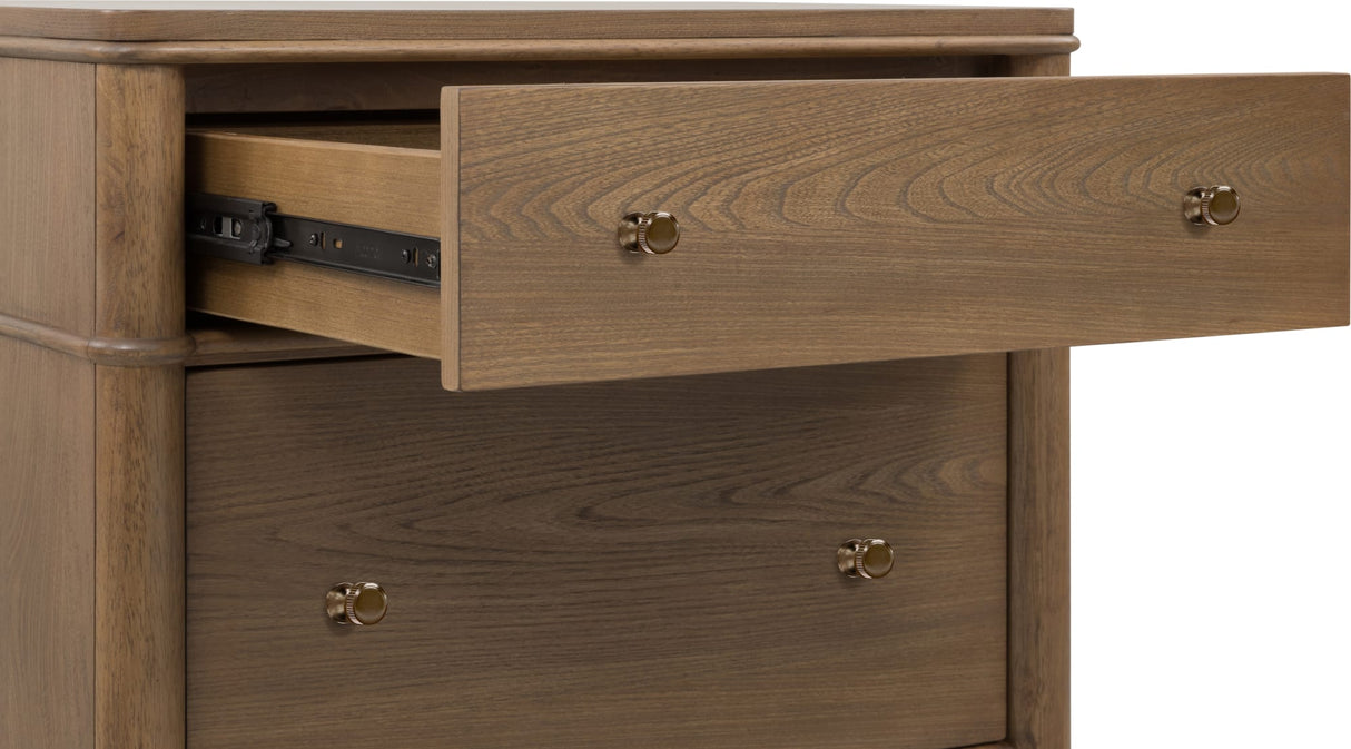 Whitmore Claystone 2-Drawer Nightstand by Modus Furniture at Eve Furniture