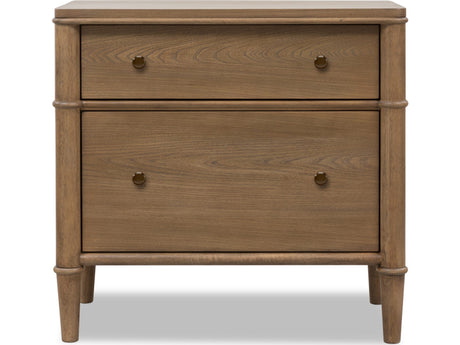 Whitmore Claystone 2-Drawer Nightstand by Modus Furniture at Eve Furniture