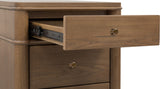 Whitmore Claystone 3-Drawer Nightstand by Modus Furniture at Eve Furniture