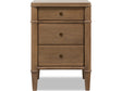 Whitmore Claystone 3-Drawer Nightstand by Modus Furniture at Eve Furniture