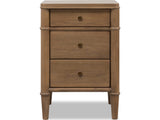 Whitmore Claystone 3-Drawer Nightstand by Modus Furniture at Eve Furniture